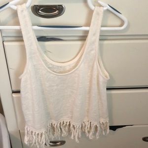 Summer top with fringe